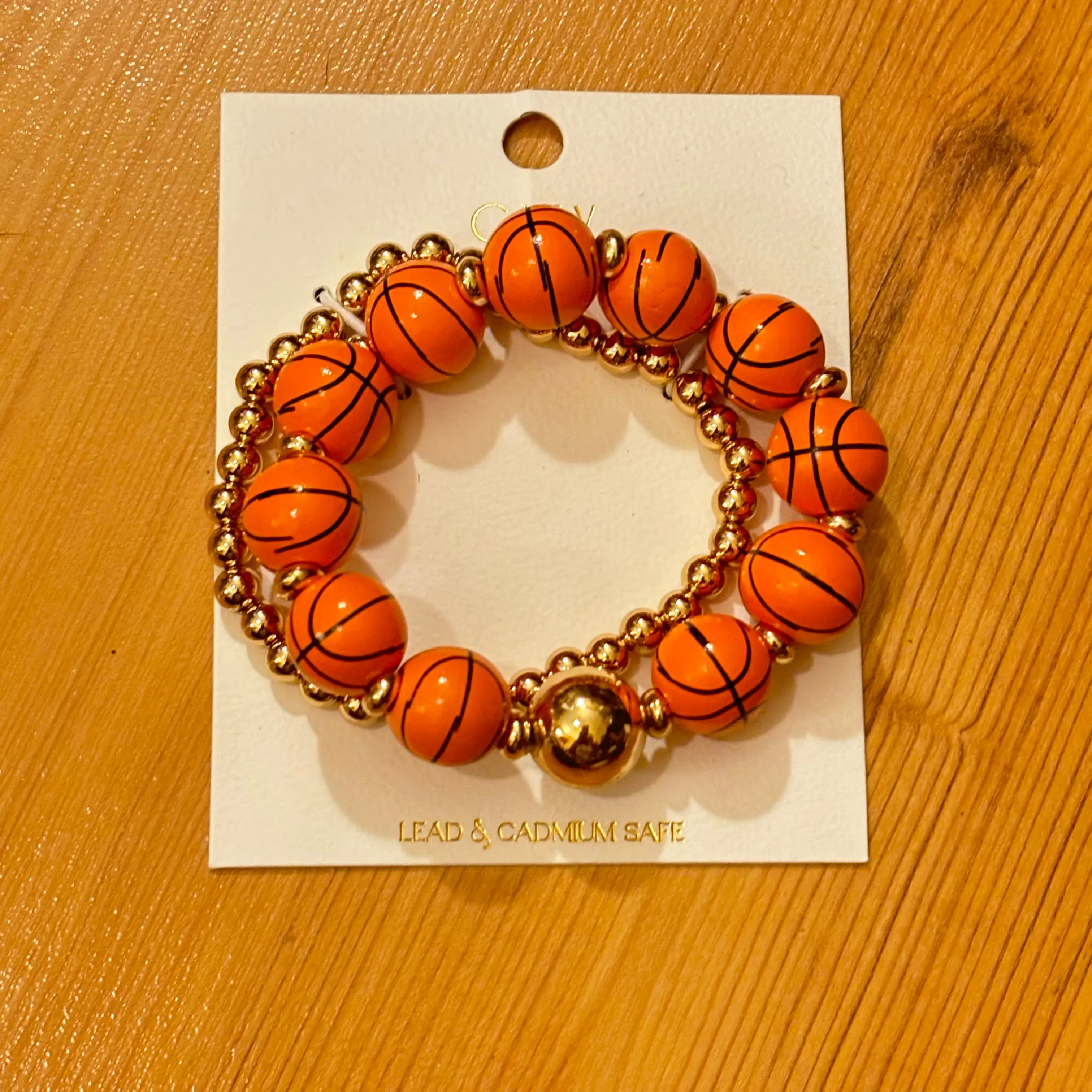Basketball Stretch Bracelet