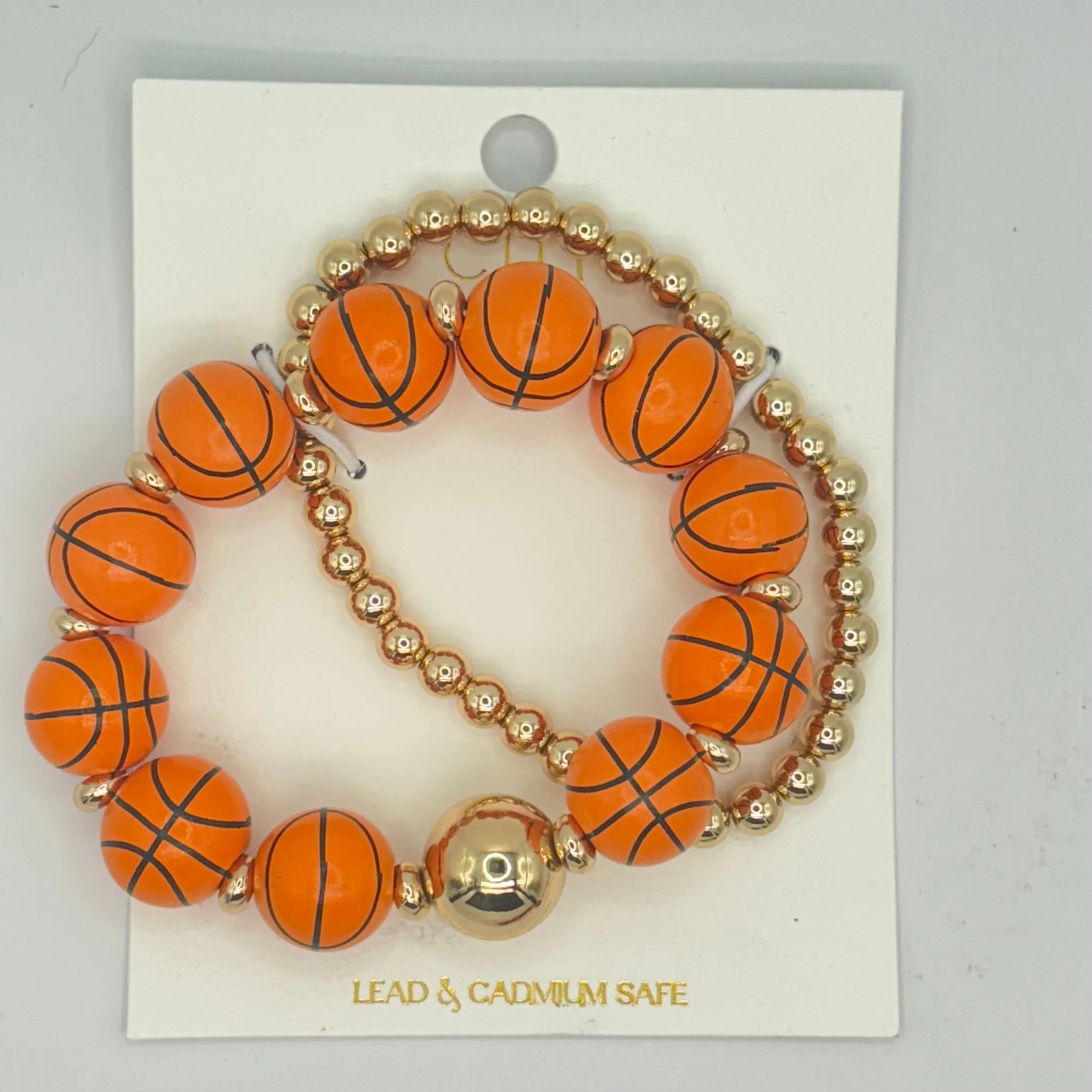 Basketball Stretch Bracelet