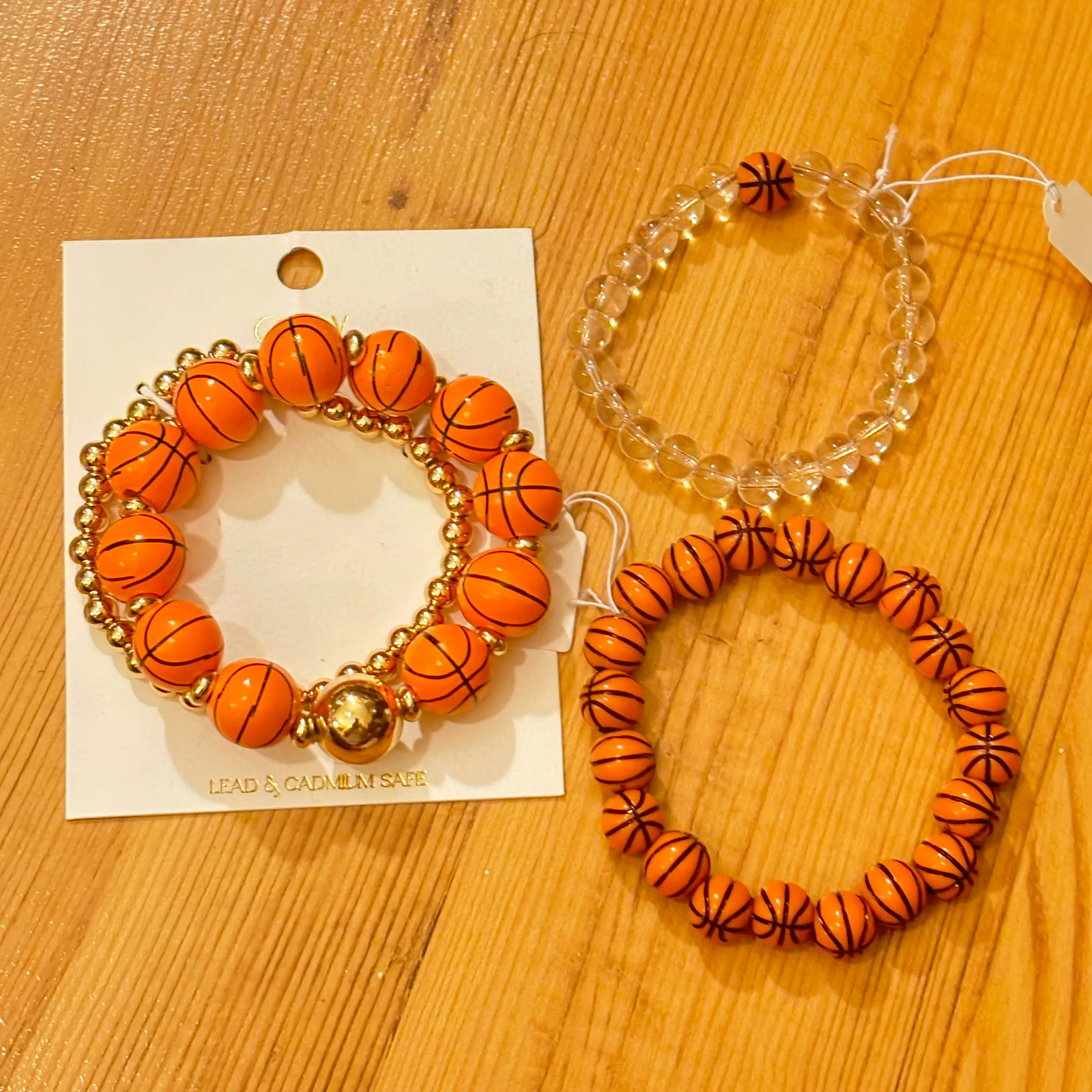 Basketball Stretch Bracelet