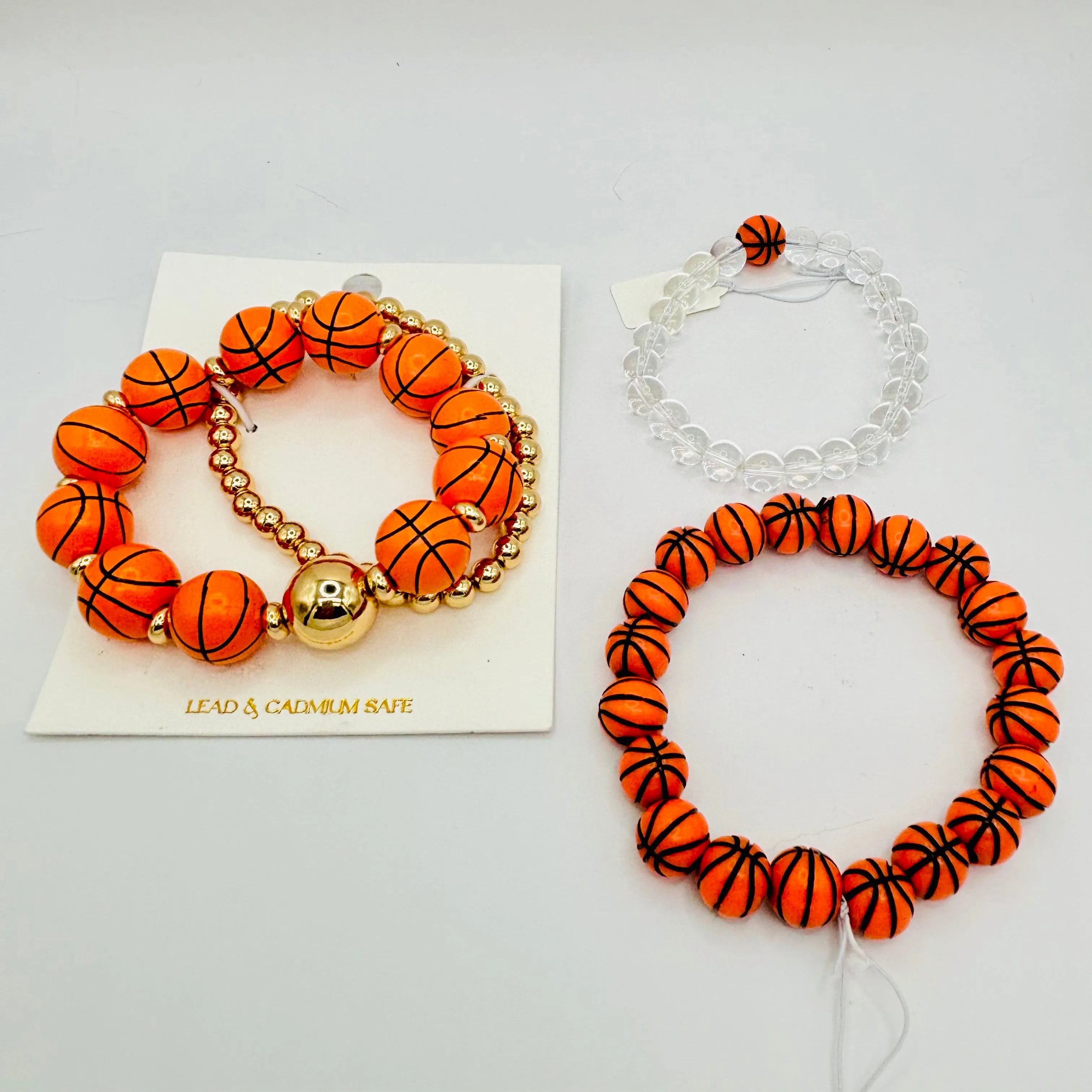Basketball Stretch Bracelet