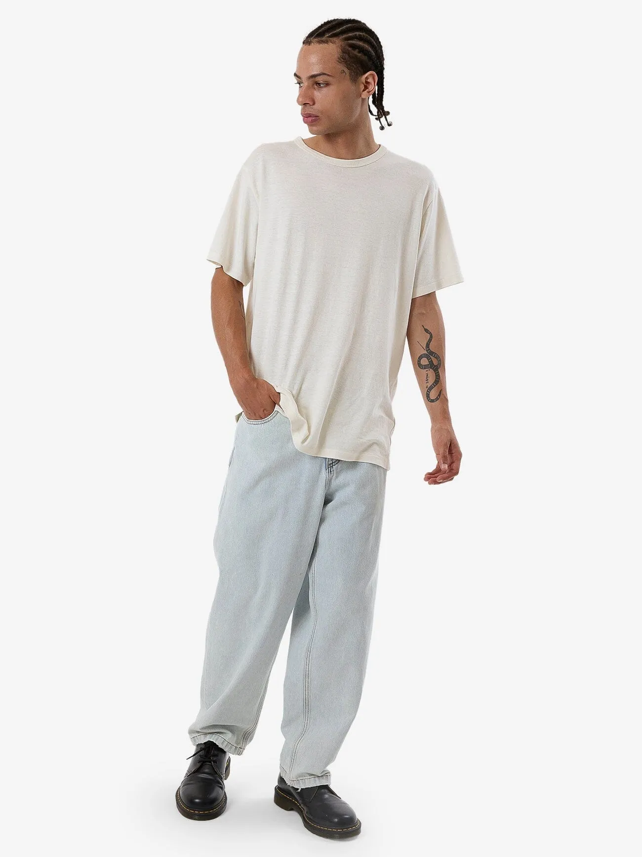 Big Slacker Baggy Denim Jean - Dirty Fade