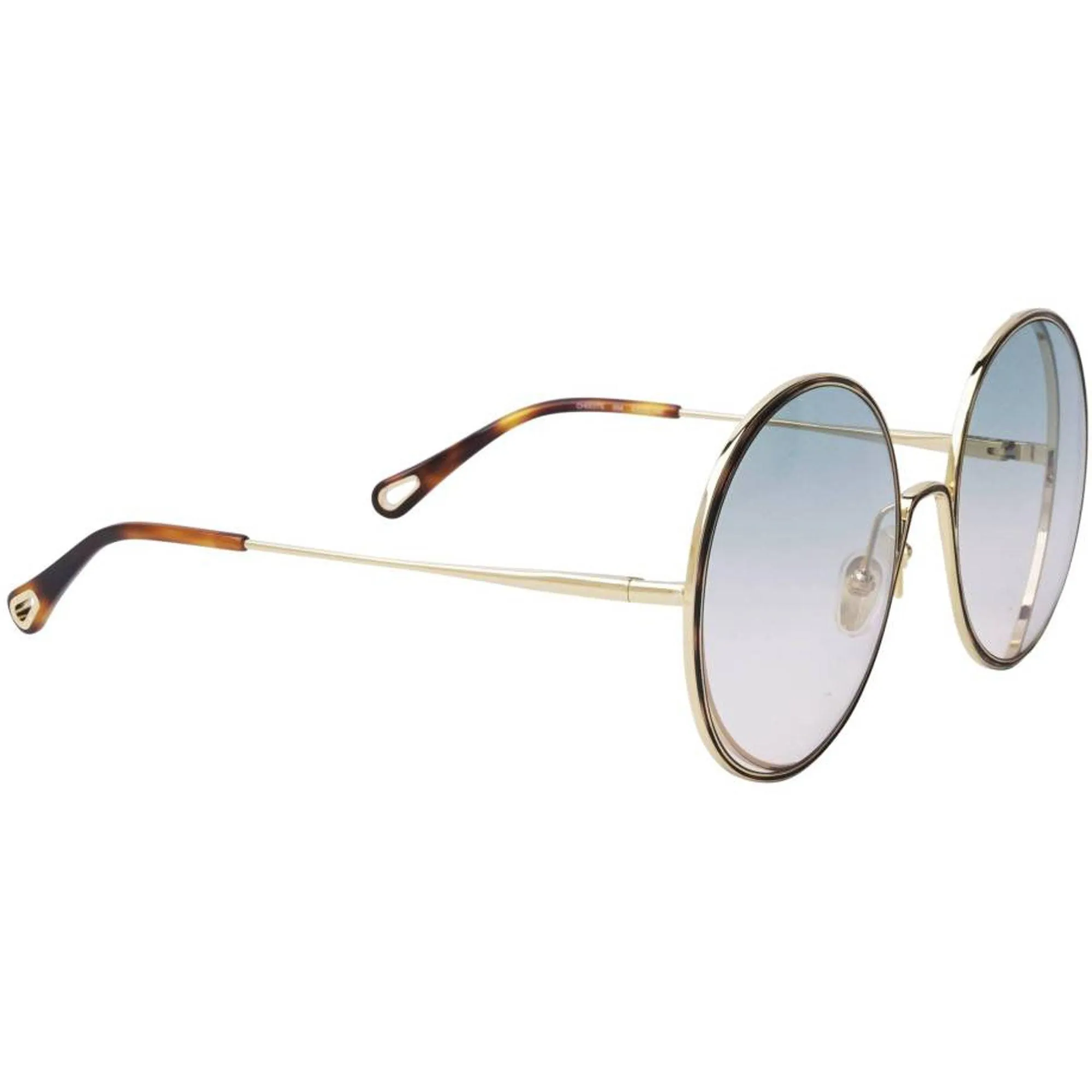 Chloe Women's Sunglasses - Full Rim Frame Green Gradient Lens | CH0037S-30009777004