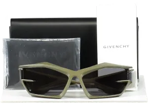 GIvenchy Green Giv Cut Cat-eye Nylon Sunglasses in case