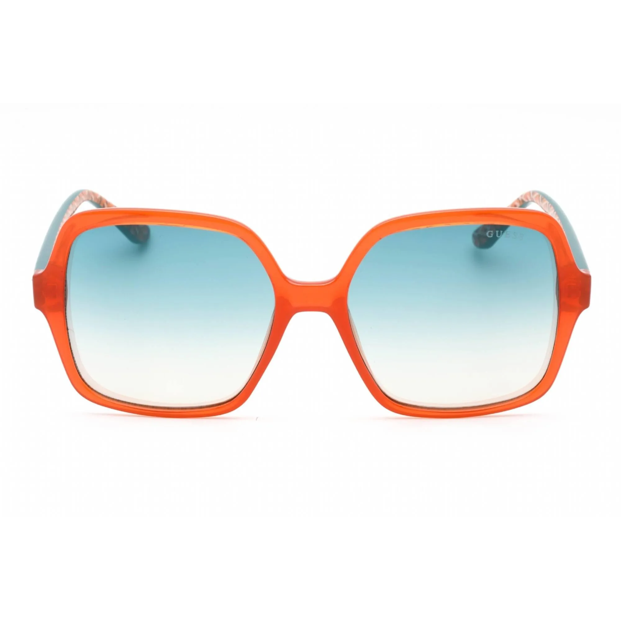 Guess Women's Sunglasses - Orange/Other Full Rim Rectangular Frame | GU7921-H 44X