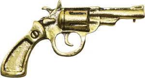 HETICA Vintage Pistol Brooch Pin for Men and Women - Lapel Pin for Husband, Boyfriend Gifts on Valentine's Day, Anniversary, Birthday
