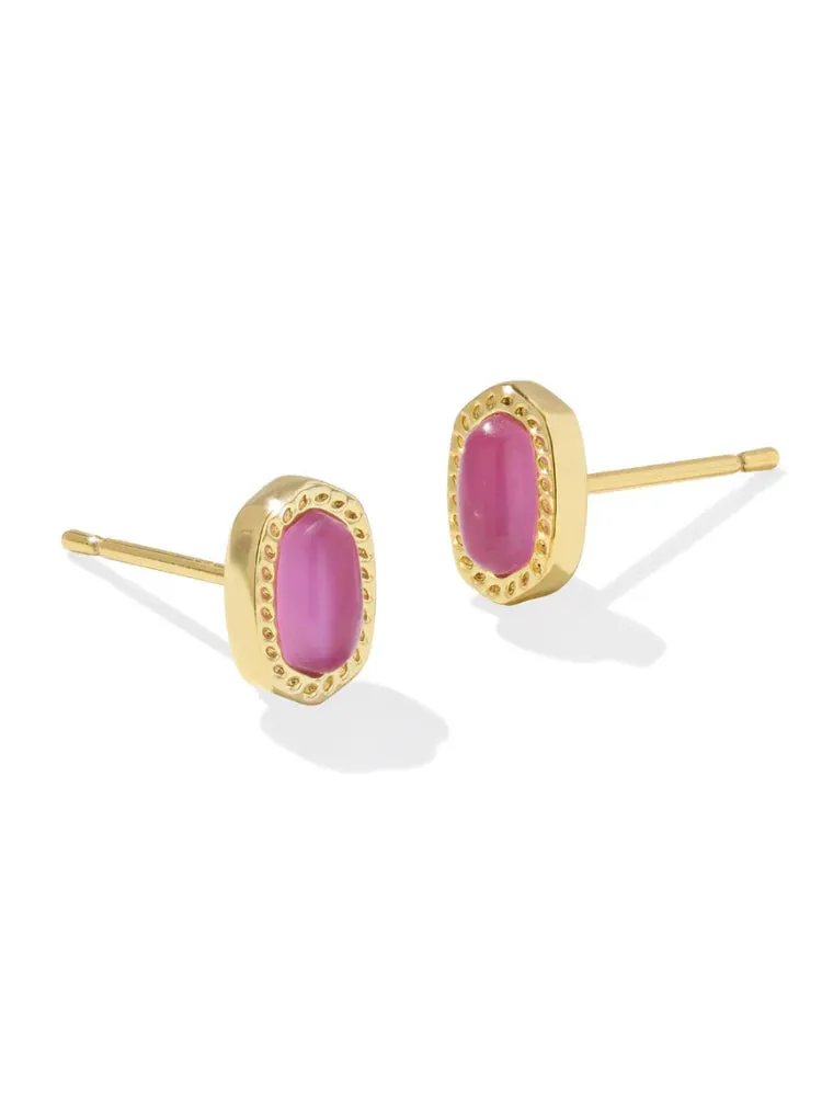 Kendra Scott Mini Ellie Stud Earrings Gold Azalea Illusion
