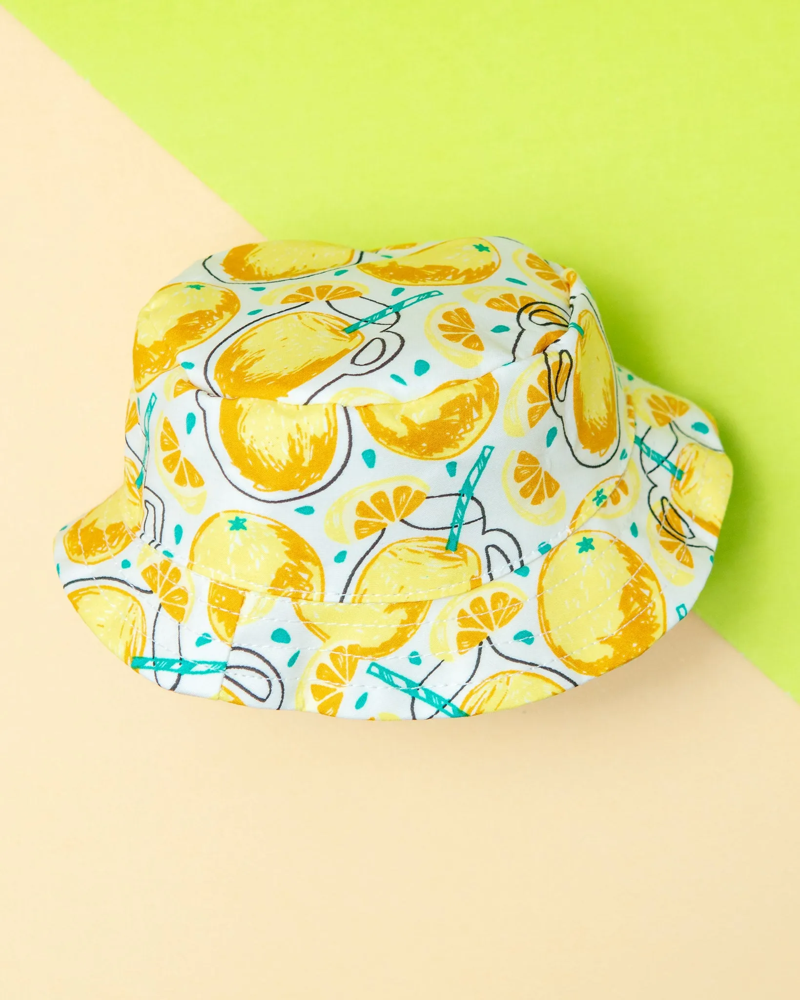 Lemonade Bucket Hat for Dogs << FINAL SALE >>