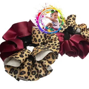 Leopard print Tutu socks | pageant socks | tutu socks | ruffle socks | little girl ruffle socks