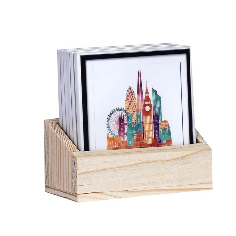 Magic City Coaster - Set Of Six