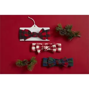 Mud Pie Christmas Jersey Bow Headband
