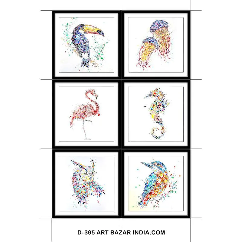 Ocean Jelly Coaster - Set Of Six