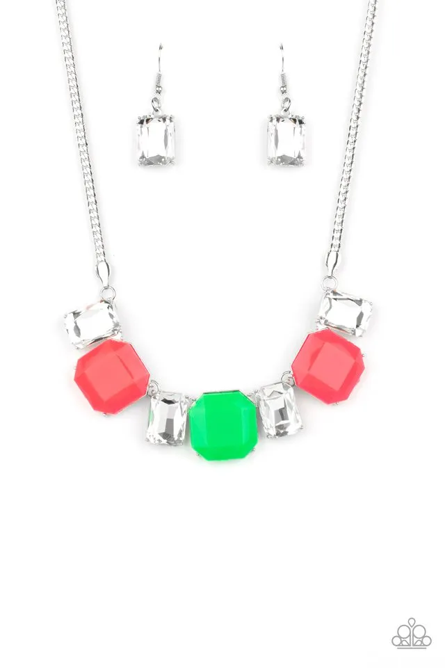 Paparazzi Necklace ~ Royal Crest - Pink