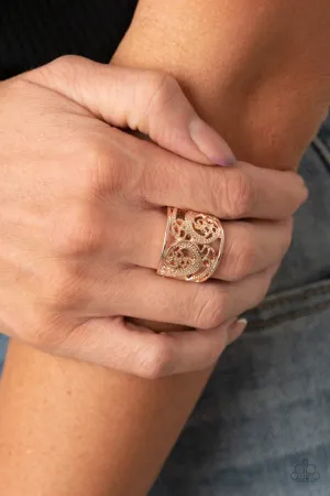 Paparazzi Ring ~ Turning The Tides - Rose Gold