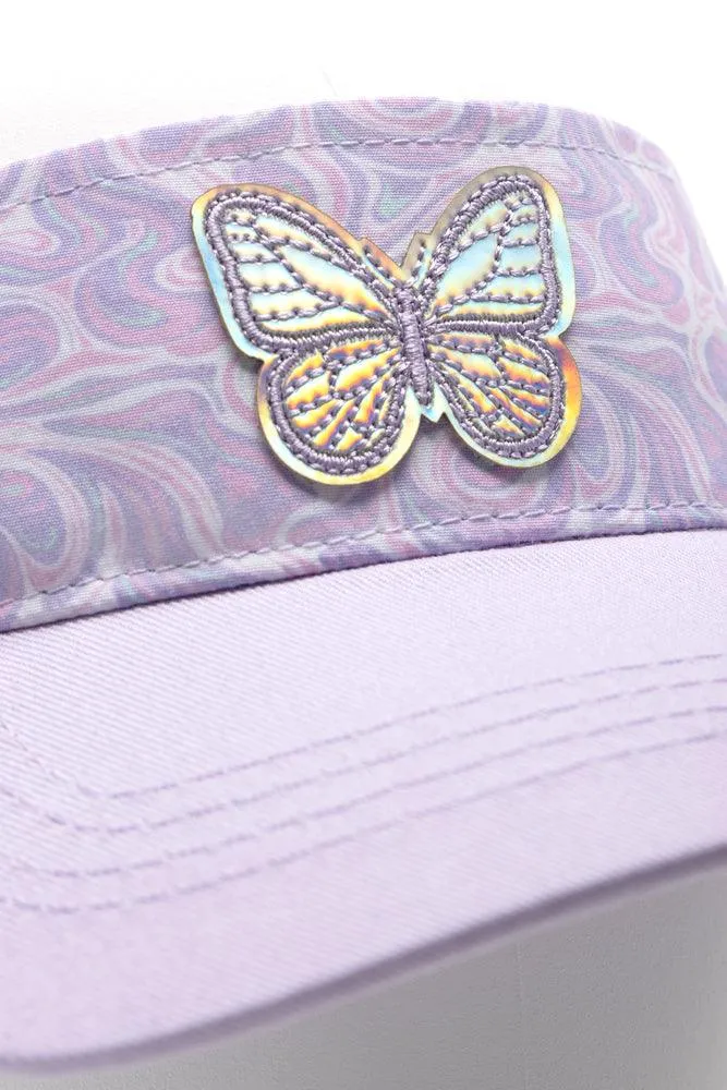 Pg Visor Butterfly Lilac