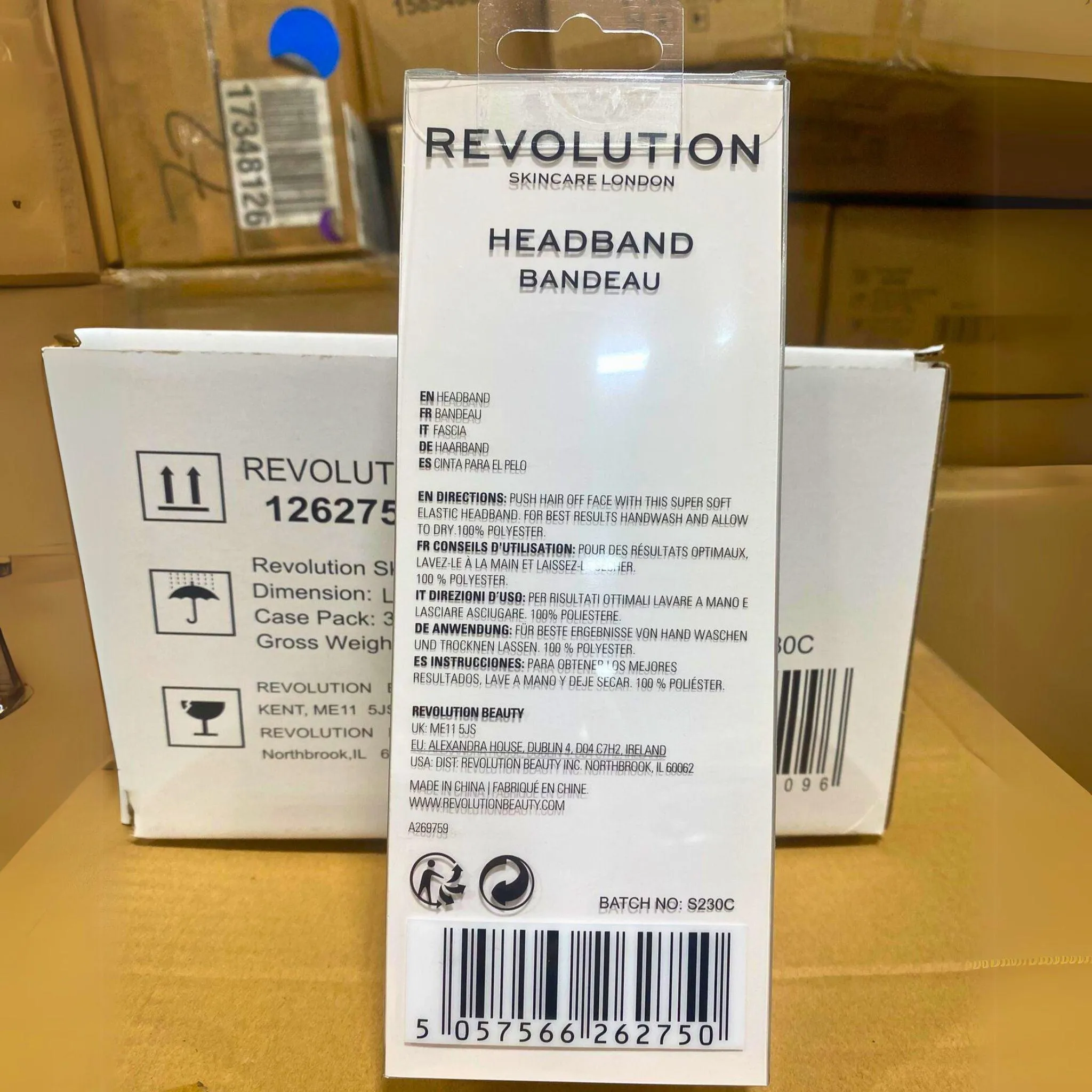 Revolution Skincare London HeadBand (36 Pcs Lot)